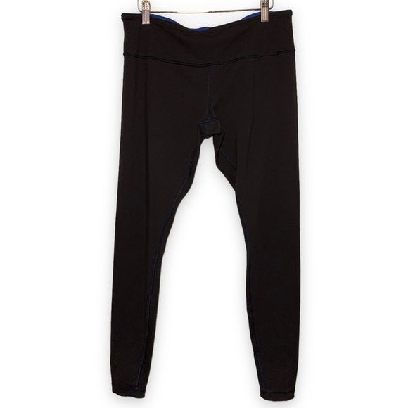 LULULEMON Reversible Wunder Under Pant in Limitless Blue/Black (Size 12) - Picture 4 of 16